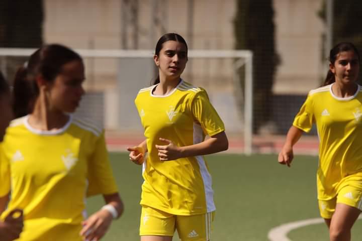Denise Catalán, jugadora del Rojales Club de Fútbol Femenino